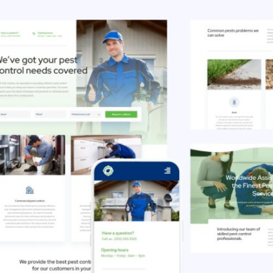 Top website design tips for pest control companies
