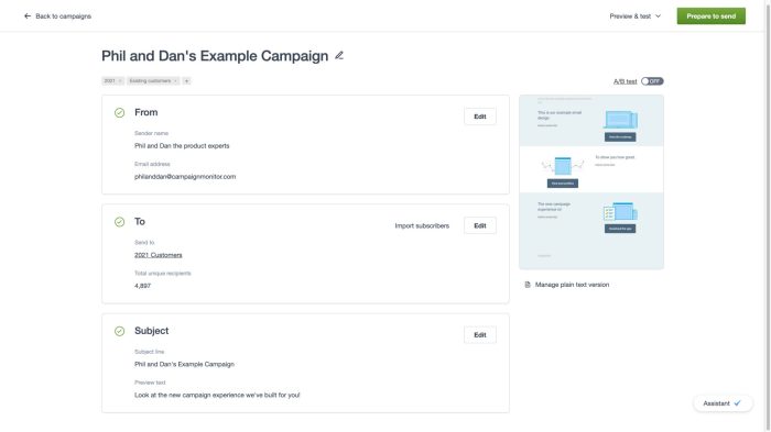 Campaign monitor How to setup campaign monitor