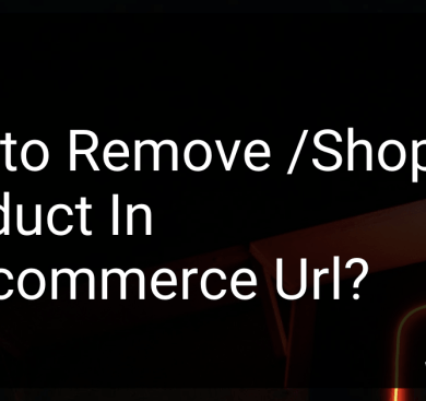 How to remove shop for our framework