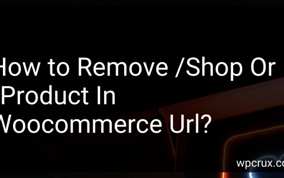 How to remove shop for our framework