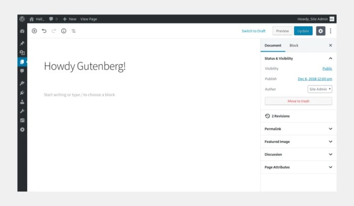 Wordpress 5 0 know all about gutenberg