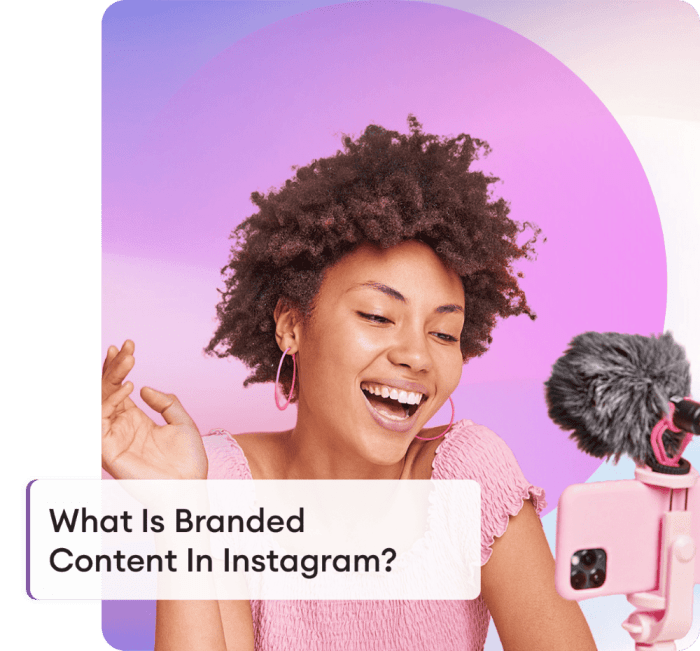 Instagram branded content format