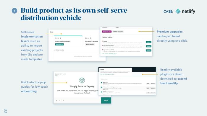 Enabling and igniting product led growth