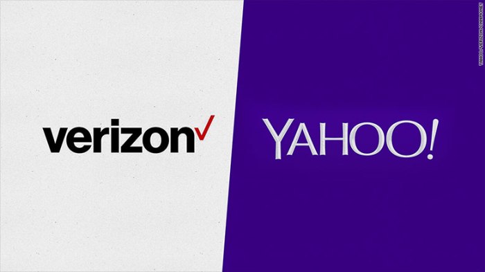 Yahoo getty verizon justin sullivan tells bid billion value tech company us what cutting costs says sale up Verizon to sell off yahoo