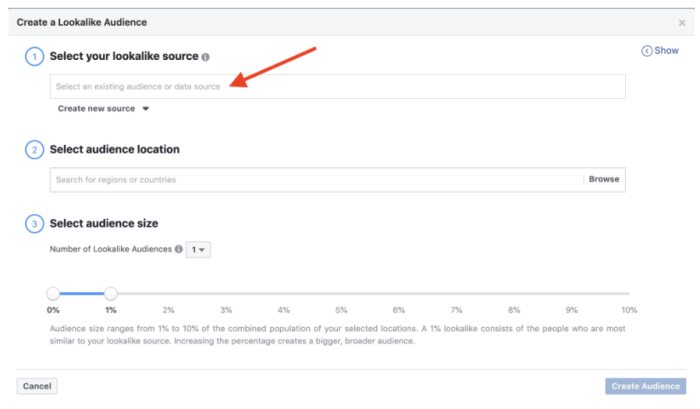 Audience audiences Create custom audiences facebook