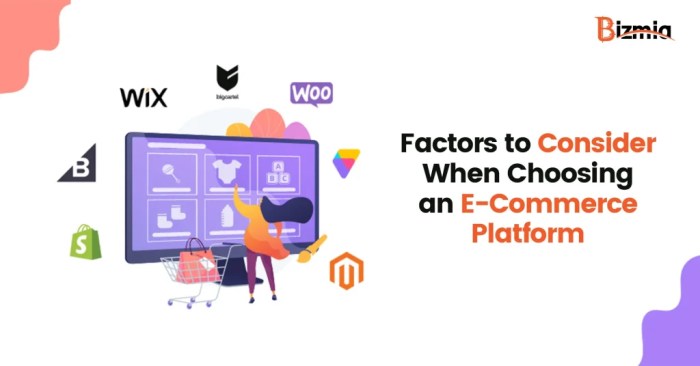 Key factors when selecting the right ecommerce platform