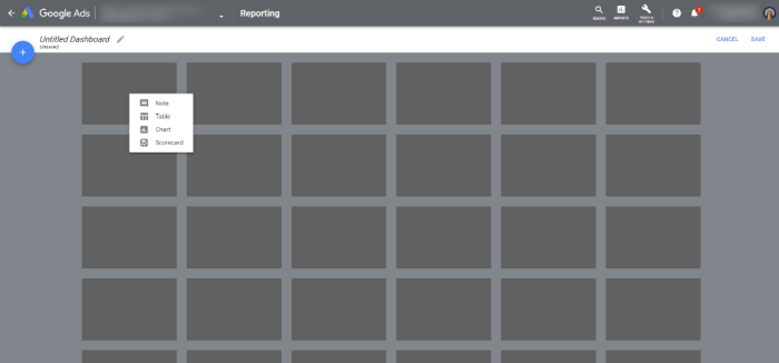 Build custom reports with google ads dashboards