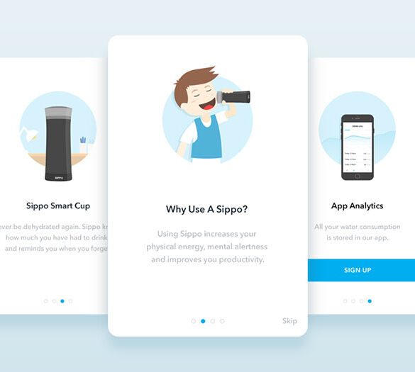 Three interface designs to inspire you