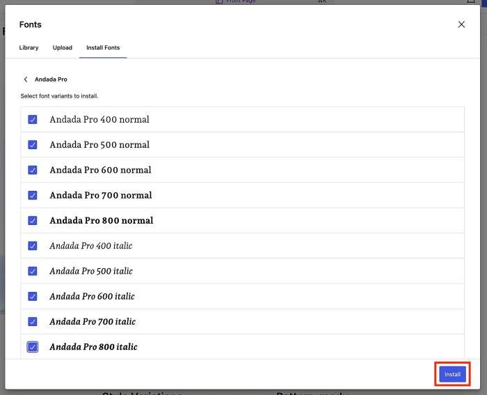 How to change fonts in your wordpress theme