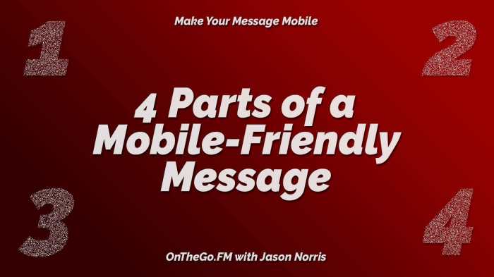Mobile optimized subject lines