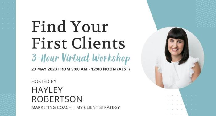 How i got my first client online