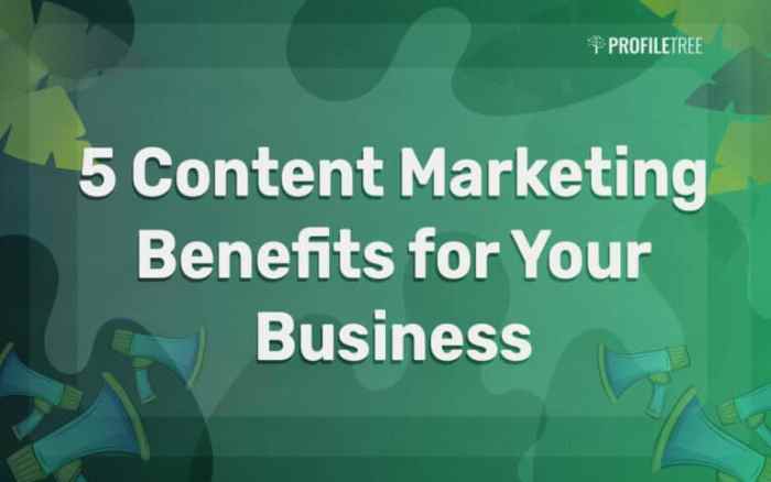 Benefits of content marketing