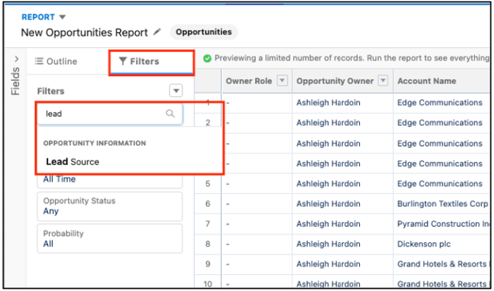 Reporting pt. 3: Summary Reports - White Glove Consulting Group, LLC Salesforce filter enhance data management and accurate reporting
