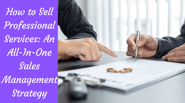 4 secrets to selling professional services