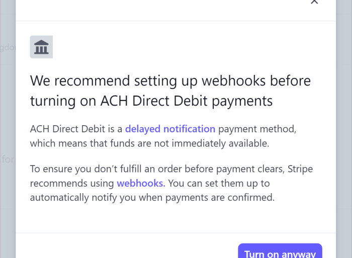 How to accept ach payments in wordpress