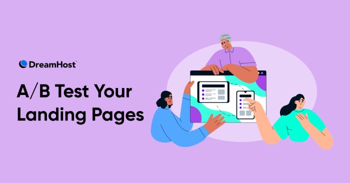 Dynamic landing pages work fail test