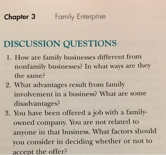 Five questions every family business should answer