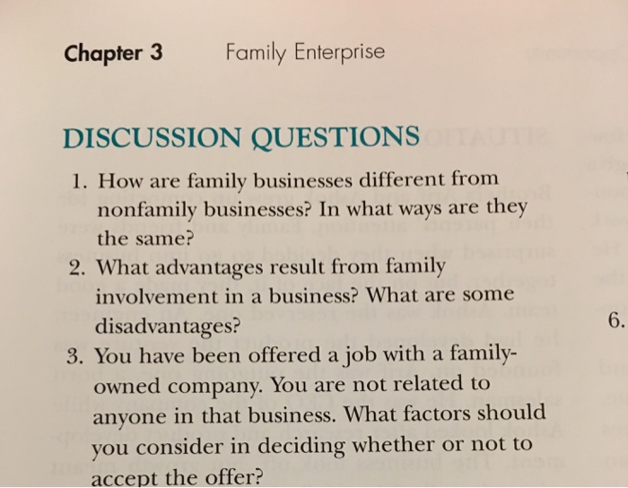 Five questions every family business should answer