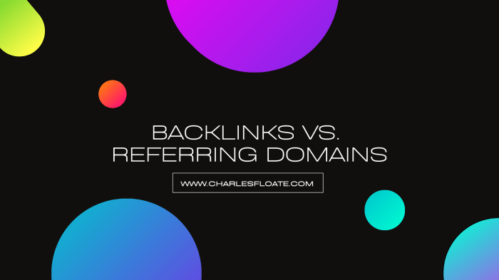 Referring domains vs backlinks