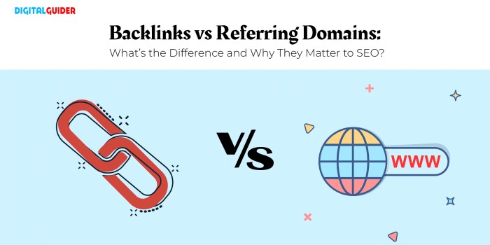 Referring domains vs backlinks