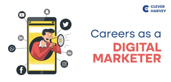 Modern digital marketers job roles