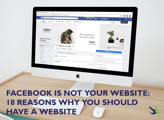 7 reasons why your social media profile is not your website