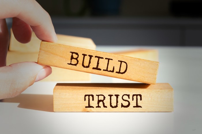 Words that enhance trust