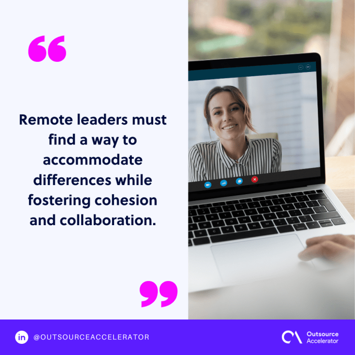 Remote leaders normalizing failure