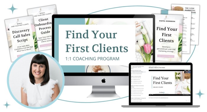 How i got my first client online