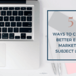 Email marketing subject lines