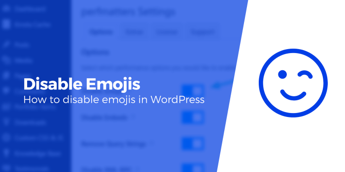 How to disable emojis in wordpress