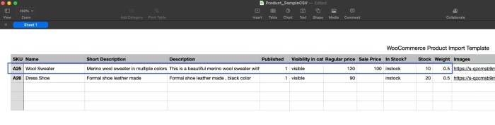 How to import new product in woo commerce