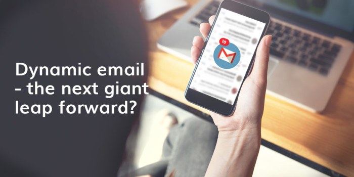 Gmails dynamic email release