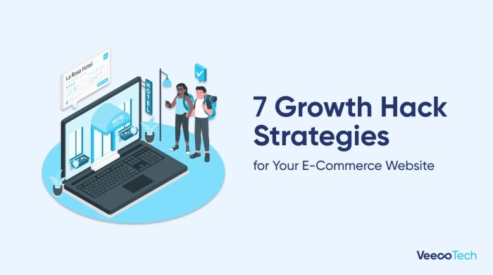 Growth hacks increase online sales