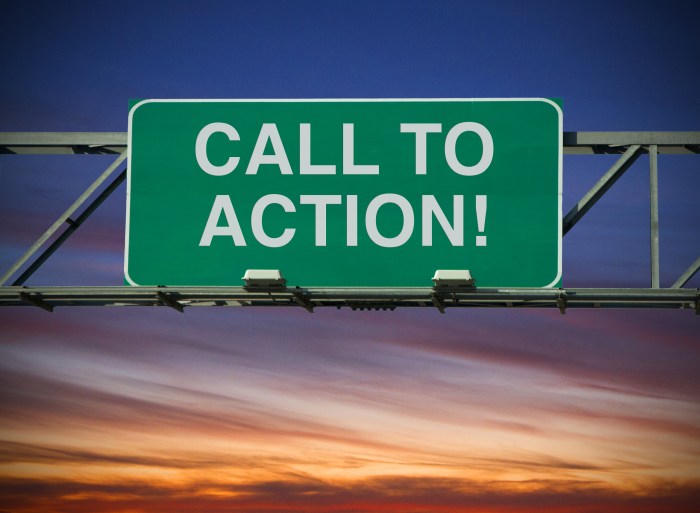 Effective call to action