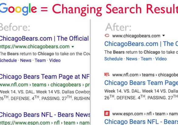 Google serp make over what has changed