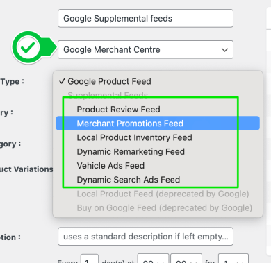 How to use google shopping supplemental feeds