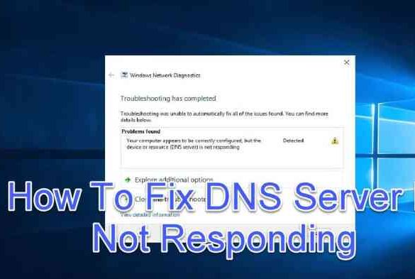 How to fix dns server not responding error in wordpress 5 ways