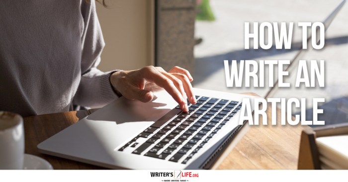 How article write