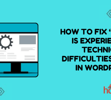 Difficulties error fix experiencing technical site modeltheme wordpress how tutorials august