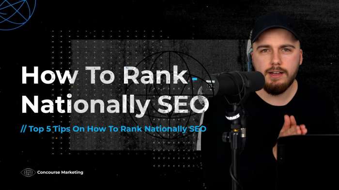 How to rank nationally for seo