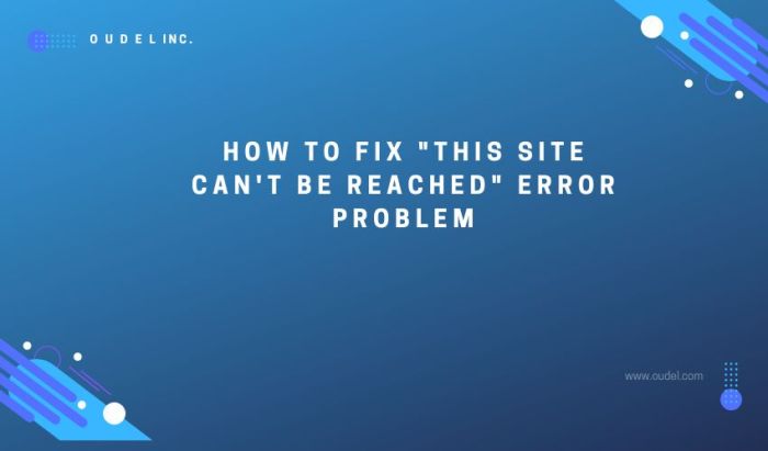 How to easily fix this site cant be reached error in wordpress