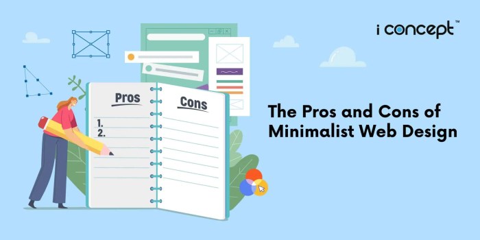 Minimalist website help or hurt