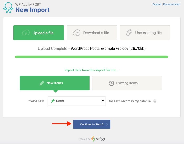 How to import post for wordpress