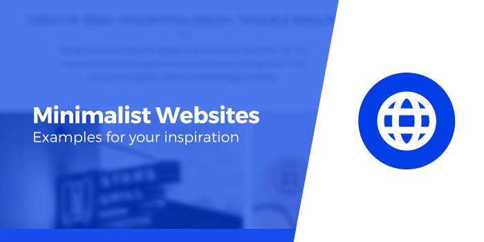 Minimalist website help or hurt