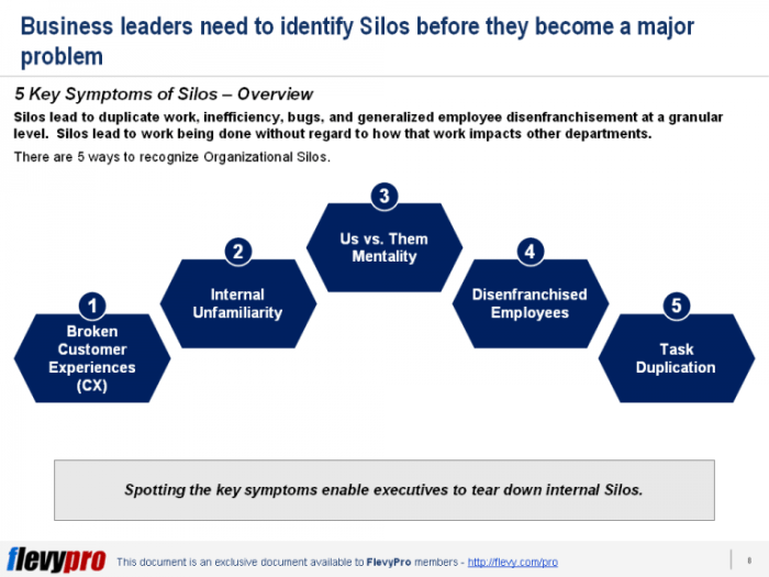 Silos organizational siloed excellence barriers flevy eventually obvious symptom ultimately customer Silos organizational siloed excellence barriers flevy eventually obvious symptom ultimately customer