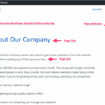 How to easily change the just another wordpress site text