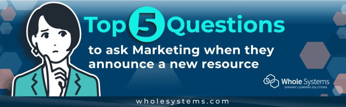 Three questions for marketing plan success
