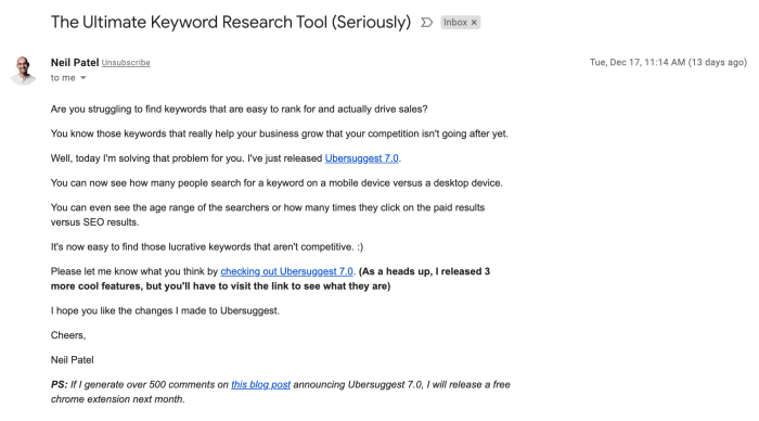 7 practical email messages to send to your targeted ppc leads