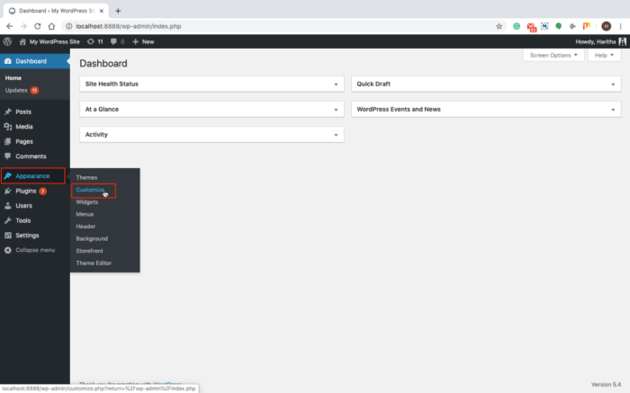 How to change the footer in your wordpress admin panel